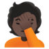 Person Facepalming: Dark Skin Tone Emoji Copy Paste ― 🤦🏿 - google-android