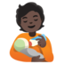 Person Feeding Baby: Dark Skin Tone Emoji Copy Paste ― 🧑🏿‍🍼 - google-android