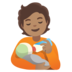 Person Feeding Baby: Medium Skin Tone Emoji Copy Paste ― 🧑🏽‍🍼 - google-android