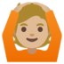 Person Gesturing OK: Medium-light Skin Tone Emoji Copy Paste ― 🙆🏼 - google-android