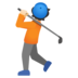 Person Golfing: Light Skin Tone Emoji Copy Paste ― 🏌🏻 - google-android