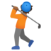 Person Golfing: Medium-dark Skin Tone Emoji Copy Paste ― 🏌🏾 - google-android