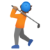 Person Golfing: Medium Skin Tone Emoji Copy Paste ― 🏌🏽 - google-android