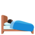 Person In Bed: Dark Skin Tone Emoji Copy Paste ― 🛌🏿 - google-android