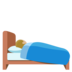 Person In Bed: Medium-light Skin Tone Emoji Copy Paste ― 🛌🏼 - google-android