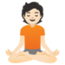 Person In Lotus Position: Light Skin Tone Emoji Copy Paste ― 🧘🏻 - google-android