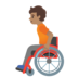 Person In Manual Wheelchair: Medium Skin Tone Emoji Copy Paste ― 🧑🏽‍🦽 - google-android