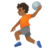 Person Playing Handball: Medium-dark Skin Tone Emoji Copy Paste ― 🤾🏾 - google-android