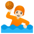 Person Playing Water Polo: Light Skin Tone Emoji Copy Paste ― 🤽🏻 - google-android