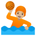 Person Playing Water Polo: Medium-light Skin Tone Emoji Copy Paste ― 🤽🏼 - google-android