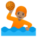 Person Playing Water Polo: Medium Skin Tone Emoji Copy Paste ― 🤽🏽 - google-android