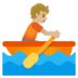 Person Rowing Boat: Medium-light Skin Tone Emoji Copy Paste ― 🚣🏼 - google-android