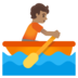 Person Rowing Boat: Medium Skin Tone Emoji Copy Paste ― 🚣🏽 - google-android