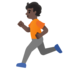 Person Running: Dark Skin Tone Emoji Copy Paste ― 🏃🏿 - google-android