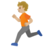 Person Running: Medium-light Skin Tone Emoji Copy Paste ― 🏃🏼 - google-android