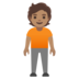 Person Standing: Medium Skin Tone Emoji Copy Paste ― 🧍🏽 - google-android