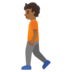 Person Walking: Medium-dark Skin Tone Emoji Copy Paste ― 🚶🏾 - google-android