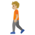Person Walking: Medium-light Skin Tone Emoji Copy Paste ― 🚶🏼 - google-android