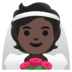 Person With Veil: Dark Skin Tone Emoji Copy Paste ― 👰🏿 - google-android