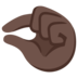 Pinching Hand: Dark Skin Tone Emoji Copy Paste ― 🤏🏿 - google-android