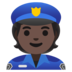 Police Officer: Dark Skin Tone Emoji Copy Paste ― 👮🏿 - google-android