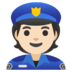 Police Officer: Light Skin Tone Emoji Copy Paste ― 👮🏻 - google-android