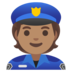 Police Officer: Medium Skin Tone Emoji Copy Paste ― 👮🏽 - google-android