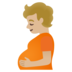 Pregnant Person: Medium-light Skin Tone Emoji Copy Paste ― 🫄🏼 - google-android