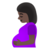 Pregnant Woman: Dark Skin Tone Emoji Copy Paste ― 🤰🏿 - google-android