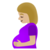 Pregnant Woman: Medium-light Skin Tone Emoji Copy Paste ― 🤰🏼 - google-android