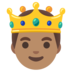 Prince: Medium Skin Tone Emoji Copy Paste ― 🤴🏽 - google-android