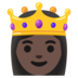 Princess: Dark Skin Tone Emoji Copy Paste ― 👸🏿 - google-android