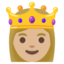 Princess: Medium-light Skin Tone Emoji Copy Paste ― 👸🏼 - google-android