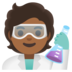 Scientist: Medium-dark Skin Tone Emoji Copy Paste ― 🧑🏾‍🔬 - google-android