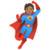 Superhero: Medium Skin Tone Emoji Copy Paste ― 🦸🏽 - google-android