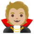 Vampire: Medium-light Skin Tone Emoji Copy Paste ― 🧛🏼 - google-android