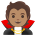 Vampire: Medium Skin Tone Emoji Copy Paste ― 🧛🏽 - google-android