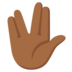 Vulcan Salute: Medium-dark Skin Tone Emoji Copy Paste ― 🖖🏾 - google-android