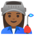Woman Factory Worker: Medium-dark Skin Tone Emoji Copy Paste ― 👩🏾‍🏭 - google-android