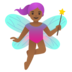 Woman Fairy: Medium-dark Skin Tone Emoji Copy Paste ― 🧚🏾‍♀ - google-android