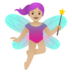 Woman Fairy: Medium-light Skin Tone Emoji Copy Paste ― 🧚🏼‍♀ - google-android