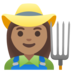 Woman Farmer: Medium Skin Tone Emoji Copy Paste ― 👩🏽‍🌾 - google-android