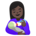 Woman Feeding Baby: Dark Skin Tone Emoji Copy Paste ― 👩🏿‍🍼 - google-android