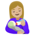 Woman Feeding Baby: Medium-light Skin Tone Emoji Copy Paste ― 👩🏼‍🍼 - google-android