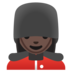 Woman Guard: Dark Skin Tone Emoji Copy Paste ― 💂🏿‍♀ - google-android