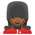 Woman Guard: Medium-dark Skin Tone Emoji Copy Paste ― 💂🏾‍♀ - google-android