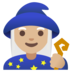 Woman Mage: Medium-light Skin Tone Emoji Copy Paste ― 🧙🏼‍♀ - google-android