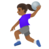 Woman Playing Handball: Medium-dark Skin Tone Emoji Copy Paste ― 🤾🏾‍♀ - google-android