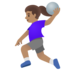 Woman Playing Handball: Medium Skin Tone Emoji Copy Paste ― 🤾🏽‍♀ - google-android