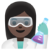 Woman Scientist: Dark Skin Tone Emoji Copy Paste ― 👩🏿‍🔬 - google-android